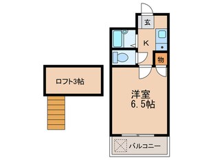 レジデンス津福本町Ⅲの物件間取画像